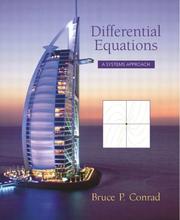 Cover of: Differential Equations: A Systems Approach