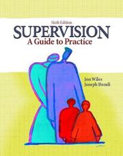 Cover of: Supervision by Jon Wiles, Joseph Bondi, Jon W. Wiles, Joseph C. Bondi, Jon W. Wiles, Joseph C. Bondi