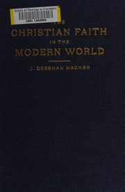 Cover of: The Christian faith in the modern world