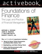 Cover of: Foundations of Finance ActiveBook