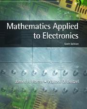 Cover of: Mathematics applied to electronics by James H. Harter