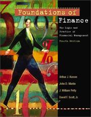 Cover of: Foundations of Finance: The Logic and Practice of Financial Management (4th Edition)