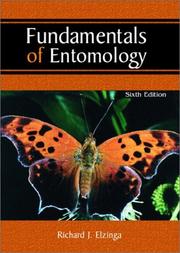 Cover of: Fundamentals of Entomology, Sixth Edition | Richard J. Elzinga