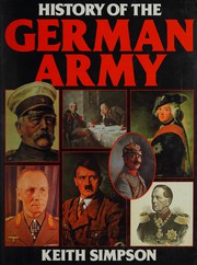 Cover of: History of the German Army 1648 - present.