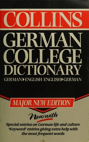 Cover of: Collins paperback German dictionary: German-English, English-German.