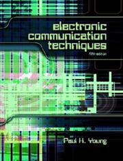 Book cover: Electronic Communication Techniques, Fifth Edition | Paul H. Young