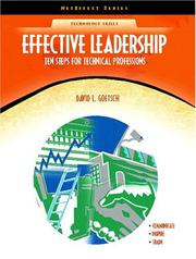 Cover of: Effective Leadership: Ten Steps for Technical Professions (NetEffect Series) (NetEffect Series)