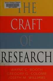 Cover of: The craft of research