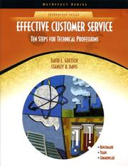 Cover of: Effective Customer Service: Ten Steps for Technical Professions (NetEffect)