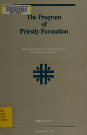 Cover of: The program of priestly formation by Catholic Church. National Conference of Catholic Bishops.