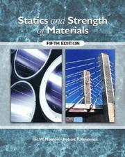 Cover of: Statics and Strength of Materials, Fifth Edition by Harold I. Morrow, Robert P. Kokernak