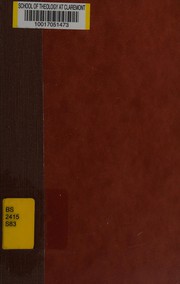 Cover of: Die Botschaft Jesu, Damals und Heute by Ethelbert Stauffer