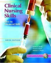 Cover of: Clinical Nursing Skills by Sandra Fucci Smith, Donna Duell, Barbara Martin, Sandra Smith