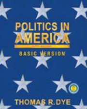 Cover of: Politics in America, Basic Version (5th Edition)