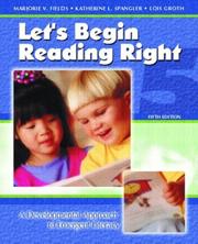 Cover of: Let's Begin Reading Right, Fifth Edition by Marjorie Vannoy Fields, Lois Groth, Katherine Spangler