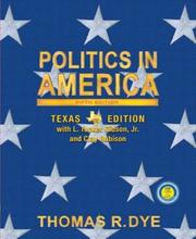Cover of: Politics in America, Texas Edition (5th Edition)