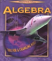 Cover of: Algebra: Tools for a Changing World