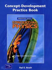 Cover of: Conceptual Physics Concept-Development Practice Book by Paul G. Hewitt