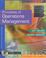 Cover of: Principles of Operations Management and Interactive CD