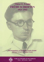Cover of: Frühe Schriften 1923 - 1942