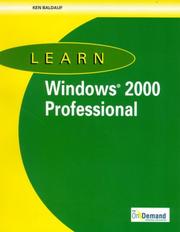Cover of: Learn Windows 2000 (With CD-ROM)