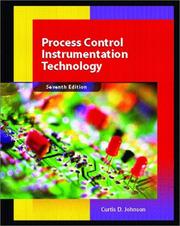 Cover of: Process Control Instrumentation Technology by Curtis D. Johnson