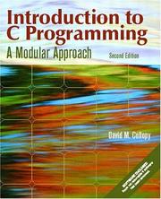 Cover of: Introduction to C Programming by David M. Collopy