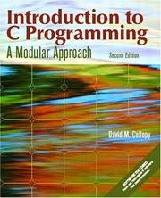 Cover of: Introduction to C Programming by David M. Collopy, David M. Collopy