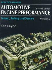 Cover of: Automotive engine performance by Ken Layne