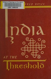 Cover of: India at the threshold