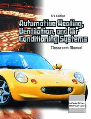 Cover of: Automotive Heating, Ventilation and Air Conditioning Systems