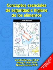 Cover of: Conceptos esenciales de seguridad e higiene de los alimentos, Cuarta edicin (4th Edition) by David McSwane, Nancy R. Rue, Richard Linton