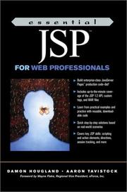 Cover of: Essential JSP for Web Professionals