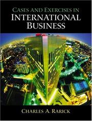 Cover of: International Business: Cases and Exercises