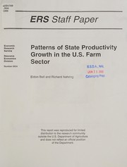 Cover of: Patterns of state productivity growth in the U.S. farm sector