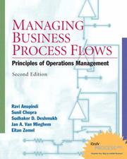 Cover of: Managing Business Process Flows by Ravi Anupindi