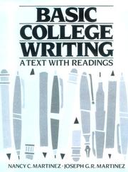 Cover of: Basic College Writing | Nancy C. Martinez