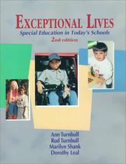 Cover of: Exceptional Lives by Rud Turnbull, Marilyn Shank