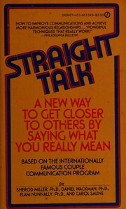 Cover of: Straight Talk by Sherod Miller, Daniel Wackman, Elam Nunnally, Carol Saline