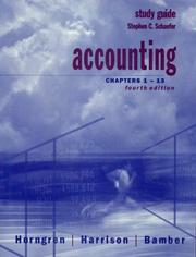 Cover of: Accounting: Chapters 1-13