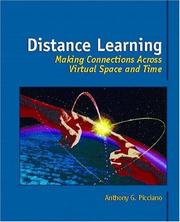 Cover of: Distance Learning by Anthony G. Picciano
