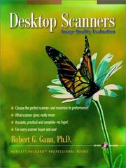 Cover of: Desktop scanners by Gann, Robert