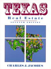 Cover of: Texas real estate | Charles J. Jacobus