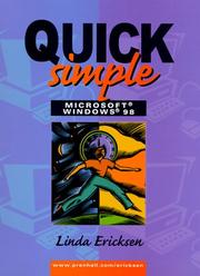Cover of: Quick simple Microsoft Windows 98