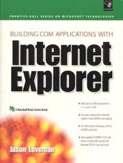 Cover of: Building COM applications with Internet Explorer