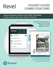 Cover of: Revel for Visions of America: A History of the United States, Volume 2 -- Combo Access Card