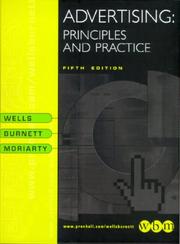Cover of: Advertising by William Wells, John Burnett, Sandra E. Moriarty