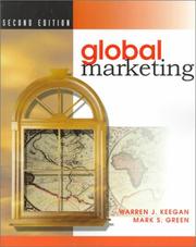 Cover of: Global Marketing (2nd Edition) by Warren J. Keegan, Mark C. Green