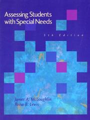 Cover of: Assessing students with special needs by James A. McLoughlin