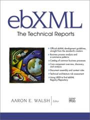 Cover of: ebXML by Aaron E. Walsh